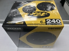 Kicker 6.5, 2 coaxial speakers $99.99